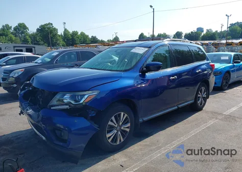 2018 Nissan Pathfinder Sv из США, поврежденный, VIN 5N1DR2MN7JC603788